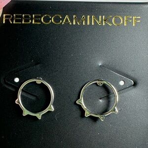 Rebecca Minkoff dainty mini Hoop Earrings